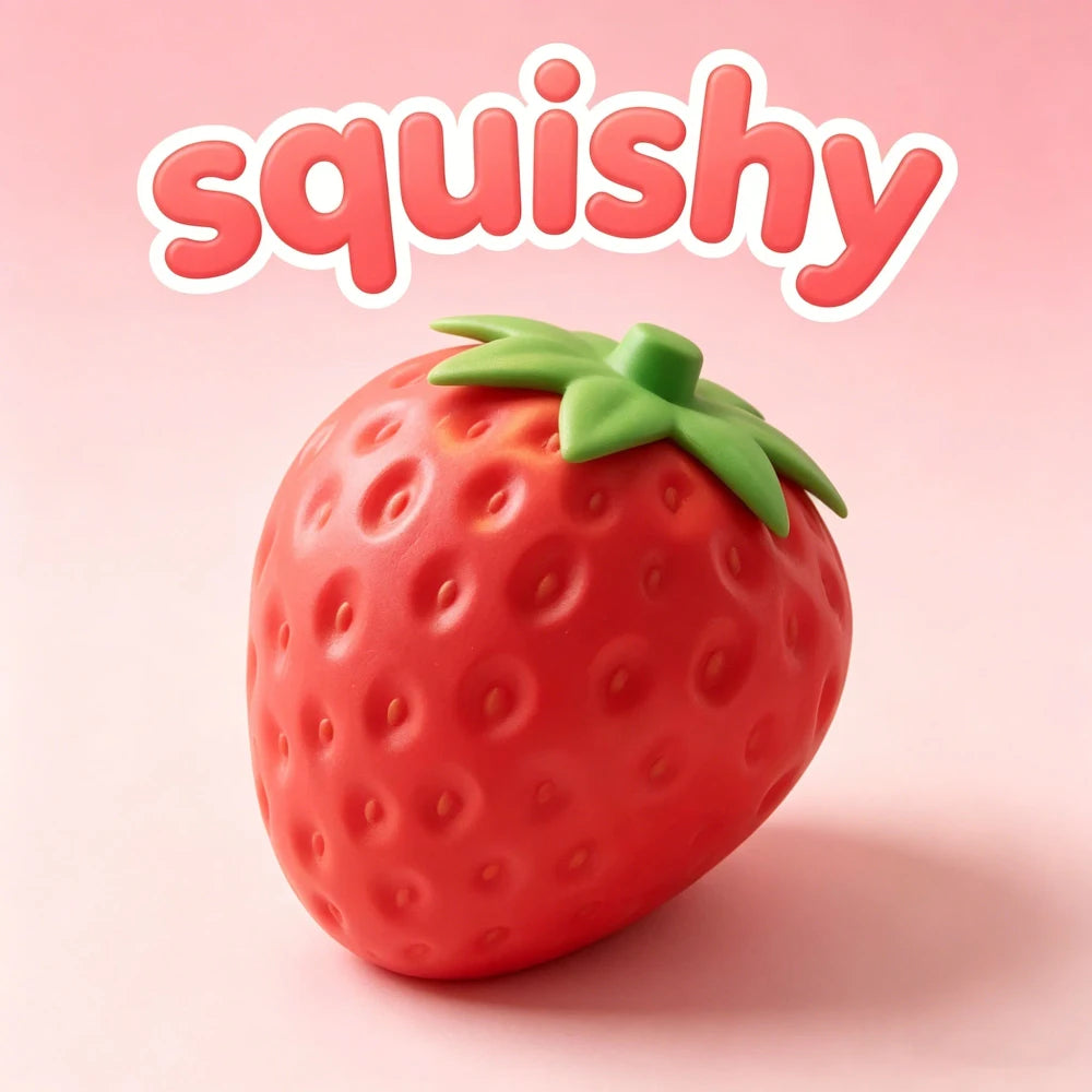 Jumbo Strawberry Squishies