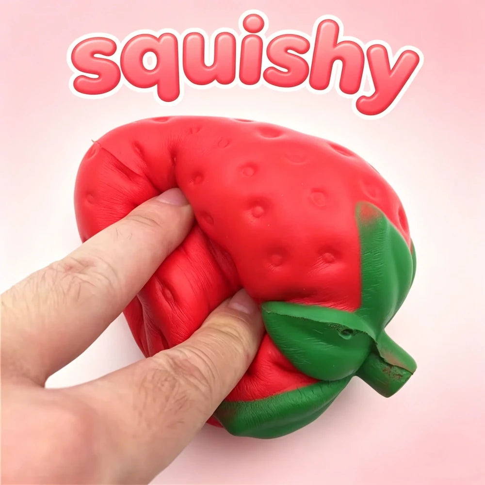 Jumbo Strawberry Squishies