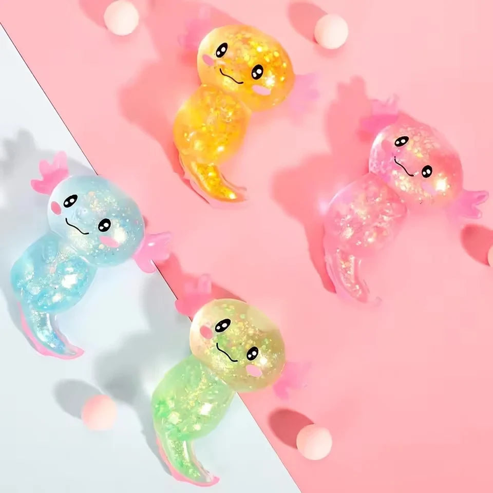 Colorful Axolotl Squishies