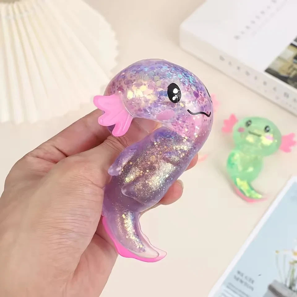 Colorful Axolotl Squishies