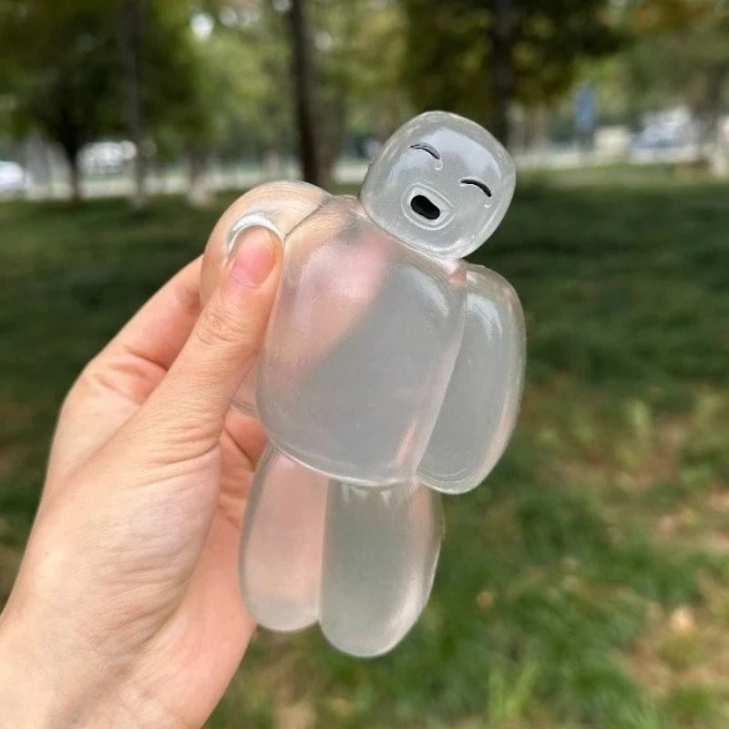 Transparent Jelly Robot Squishies